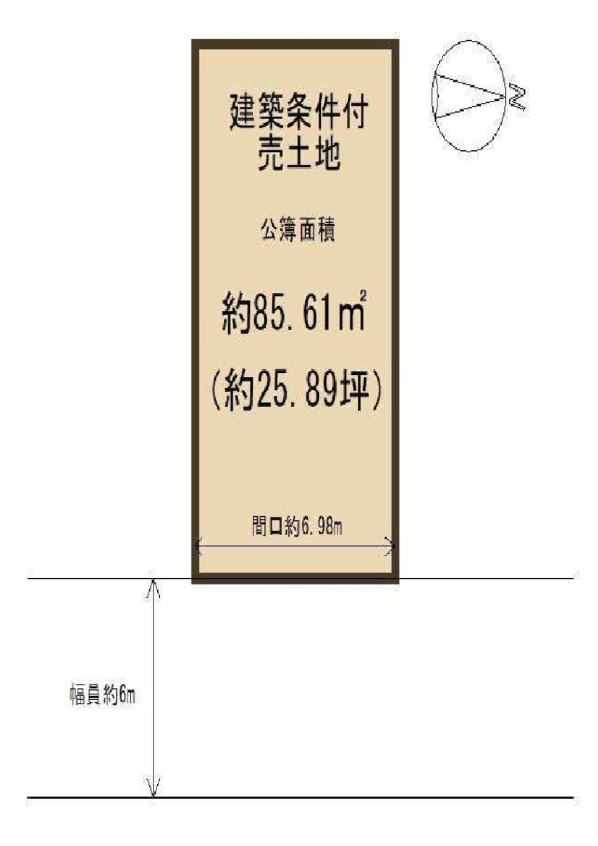 西の京・土地　価格1980万円 イメージ